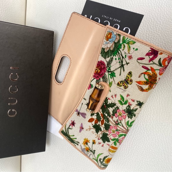 Gucci Blooms leather/bamboo wallet - Picture 5 of 11